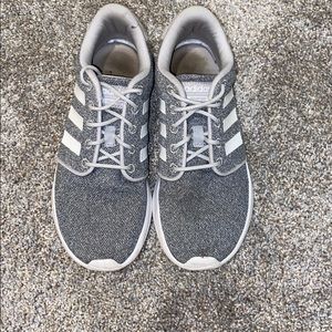 grey adidas shoes